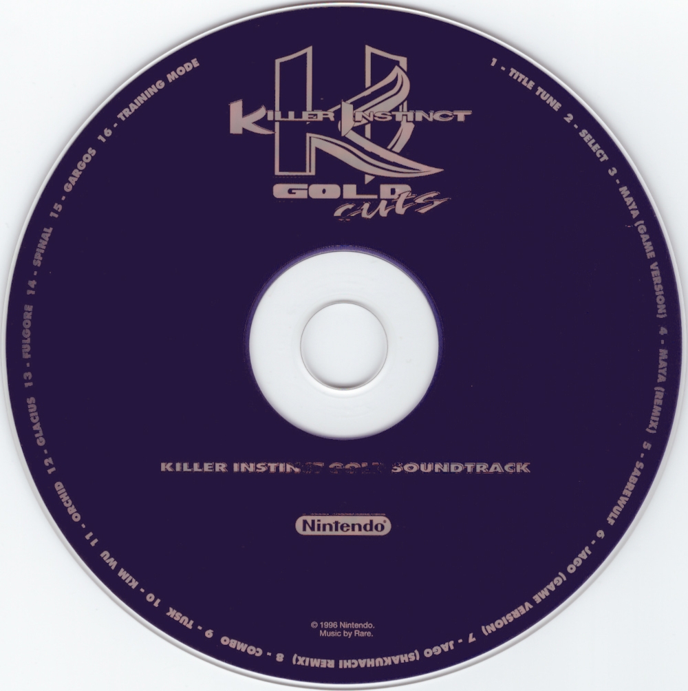 KILLER INSTINCT GOLD SOUNDTRACK (1996) MP3 - Download KILLER